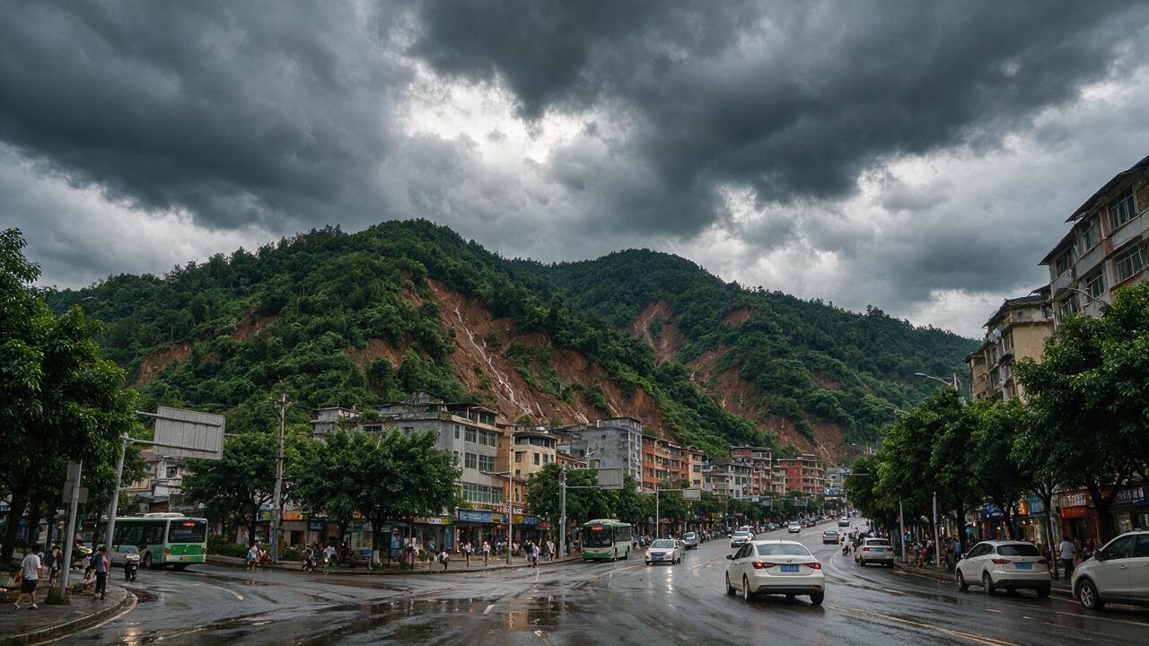 中央气象台发布地质灾害预警 全国多地山区需防范滑坡泥石流
