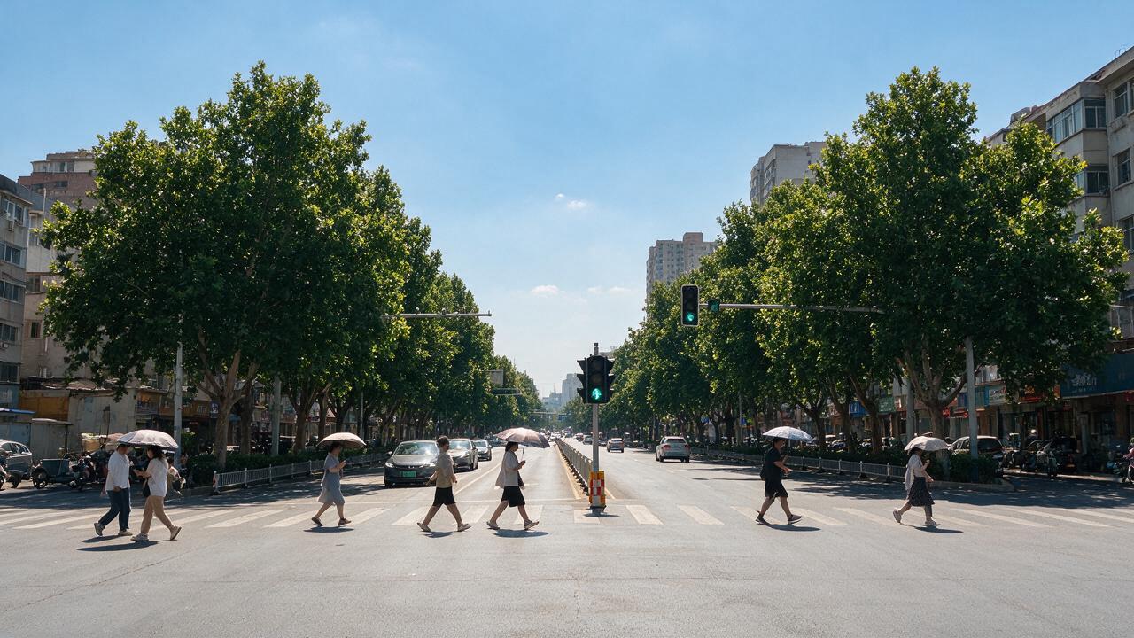 河南郑州等地7月11日午后高温橙色预警生效,出行需防范中暑风险