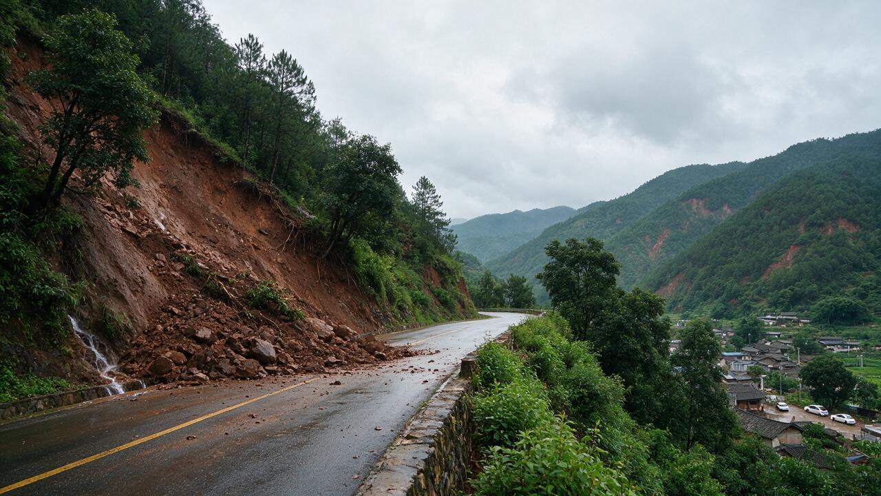 云南红河、玉溪等地发布地质灾害黄色预警,山区需警惕山体滑坡